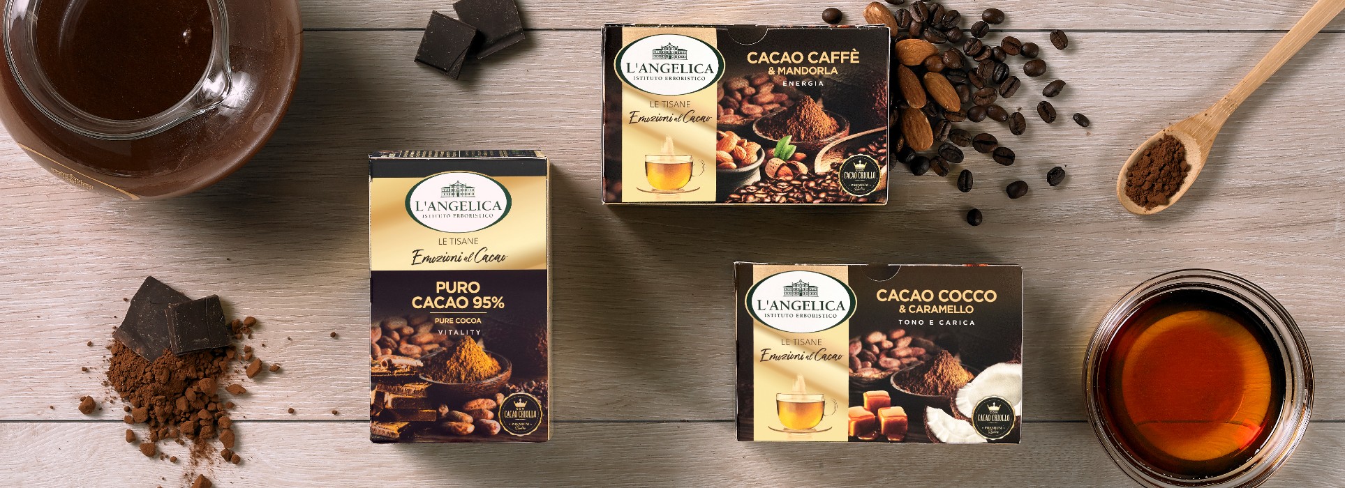 Profumo di caffè, cocco, caramello… le “emozioni al cacao” di L